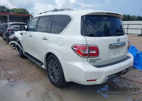 2019 Nissan Armada Platinum z USA, uszkodzony, nr VIN JN8AY2NF3K9350117